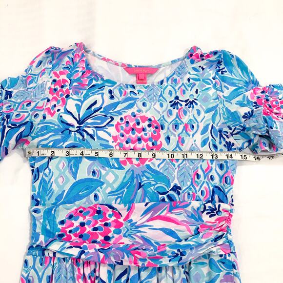 Lilly Pulitzer Riegan Zanzibar Blu Party Princess Dress - Picture 7 of 13